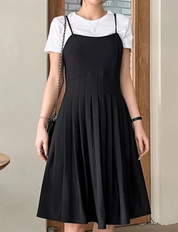 Rochie midi DAZY by Shein, negru
