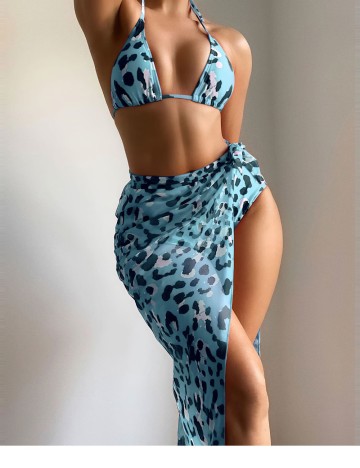 Set costum de baie și fustă Shein, mix culori