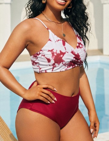 Costum de baie Shein Curve+, mix culori