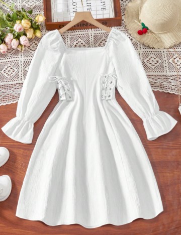 Rochie Shein, alb