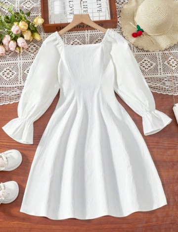 Rochie Shein, alb