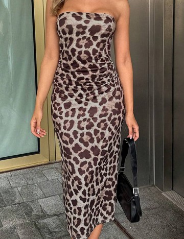 Rochie midi Shein, mix culori