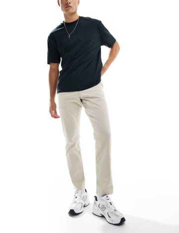 Pantaloni chino ASOS, bej