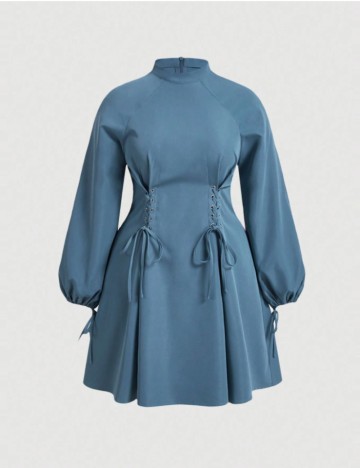 Rochie mini Shein Curve+, albastru