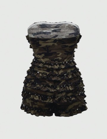 Salopetă Romwe by Shein, mix culori