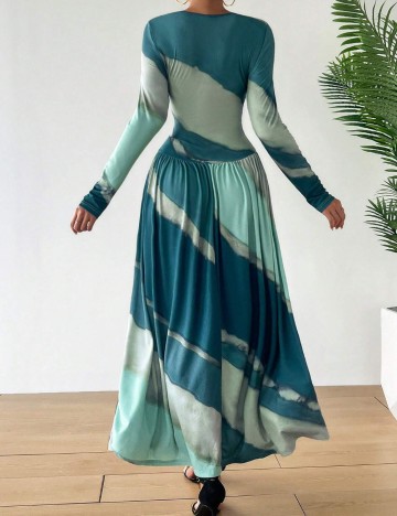 Rochie maxi Shein, mix culori