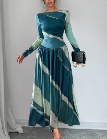 Rochie maxi Shein, mix culori