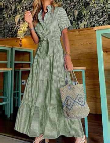 Rochie maxi Shein, mix culori
