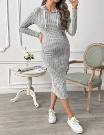 Rochie midi Shein, gri
