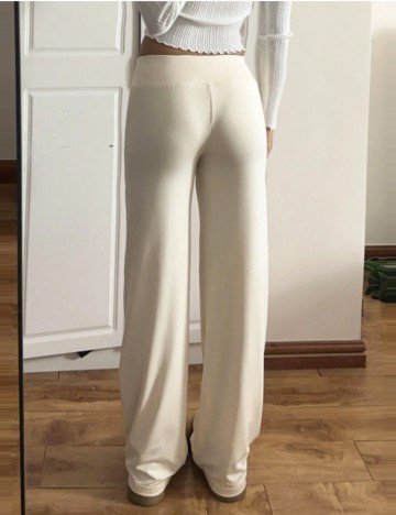 Pantaloni Shein, crem