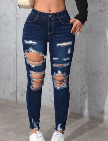 Jeans Shein, albastru