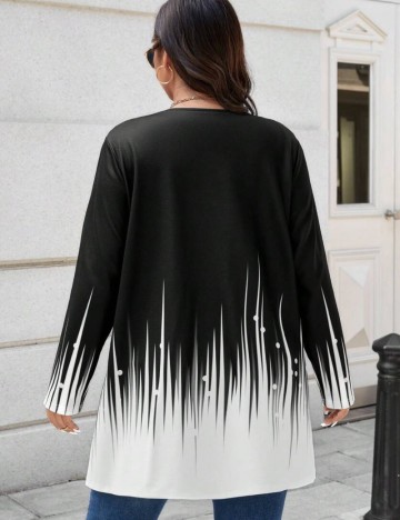 Cardigan Shein Curve+, mix culori