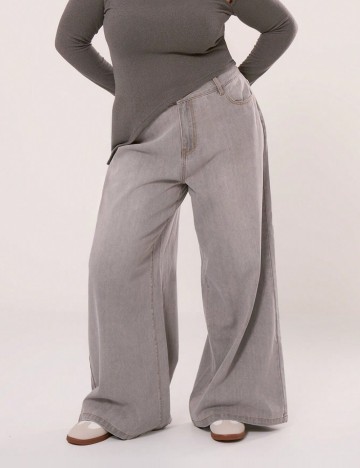 Jeans Shein Curve+, gri
