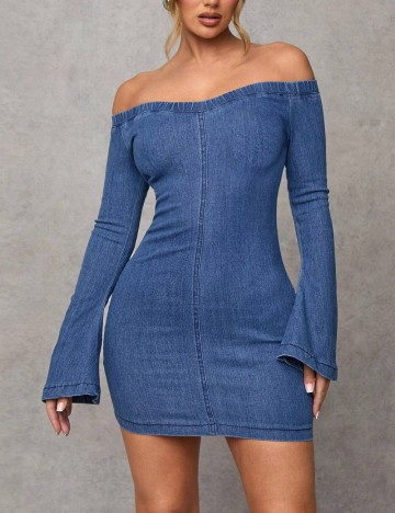Rochie de blugi Shein, albastru