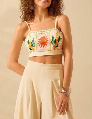 Top Shein, mix culori