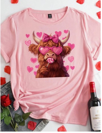 Tricou Shein, roz