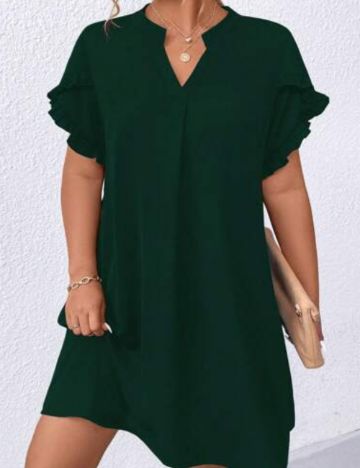 Rochie mini Shein Curve+, verde