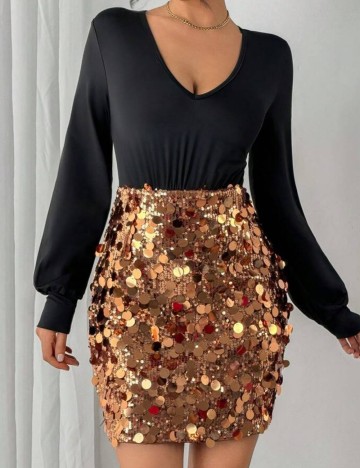 Rochie mini Shein, mix culori