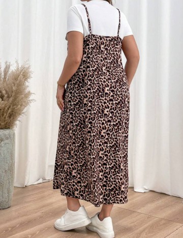 Set rochie și tricou Shein Curve+, mix culori