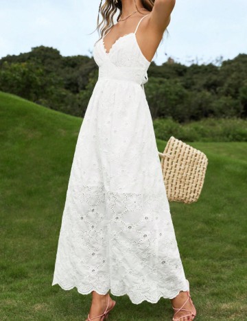 Rochie maxi Shein, alb