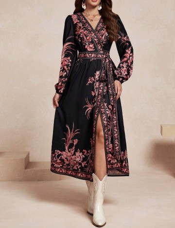 Rochie midi Shein, mix culori