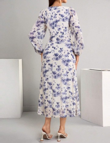Rochie midi Shein, mix culori