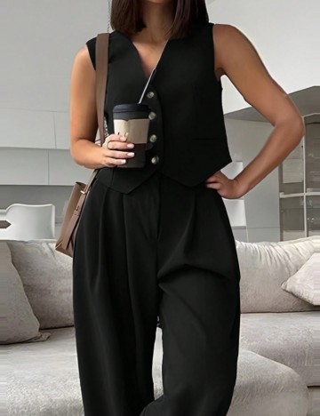 Compleu Shein Curve+, negru