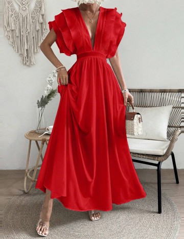Rochie maxi Shein, roșu