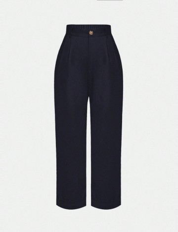 Pantaloni Shein Curve+, albastru