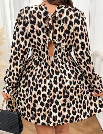Rochie mini Shein Curve+, mix culori