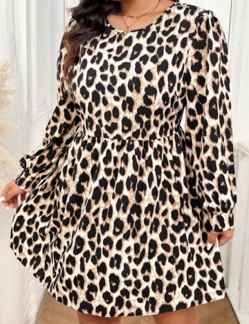 Rochie mini Shein Curve+, mix culori