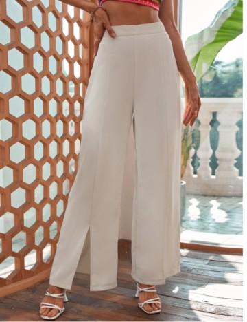 Pantaloni Shein, crem