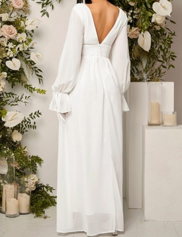 Rochie maxi Shein, alb