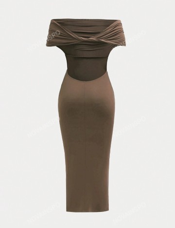 Rochie maxi Shein, maro