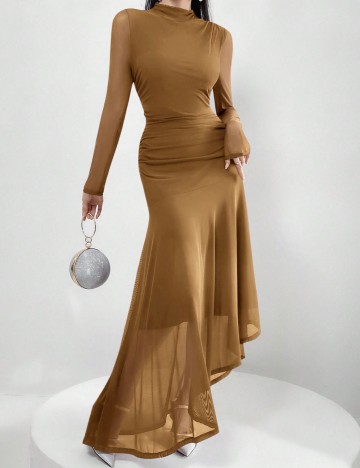 Rochie maxi Shein, maro