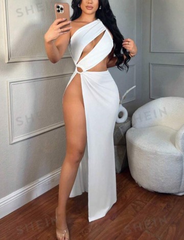 Rochie maxi Shein, alb