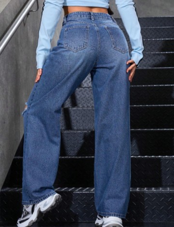 Jeans Shein, albastru