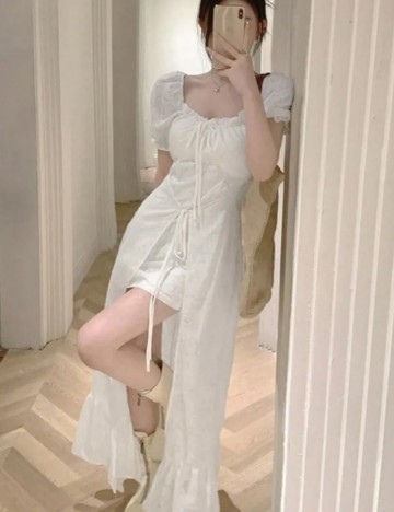 Rochie maxi DAZY by Shein, alb