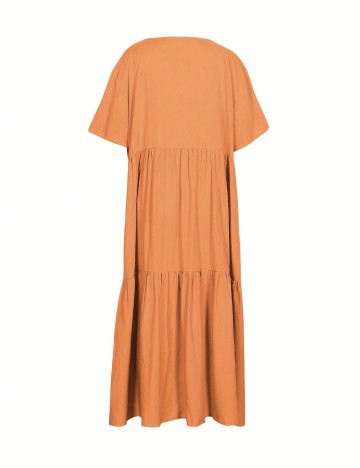 Rochie maxi Shein Curve+, portocaliu