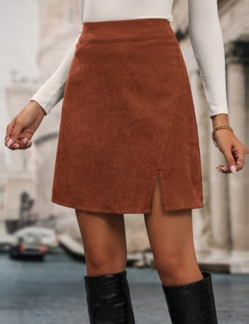 Fustă mini Shein, maro
