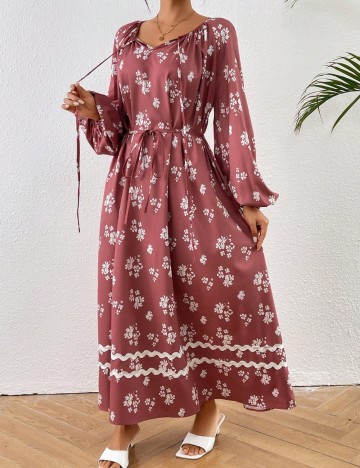 Rochie maxi Shein, mix culori