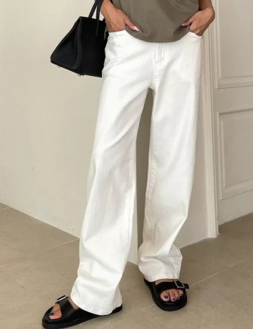 Jeans DAZY by Shein, alb