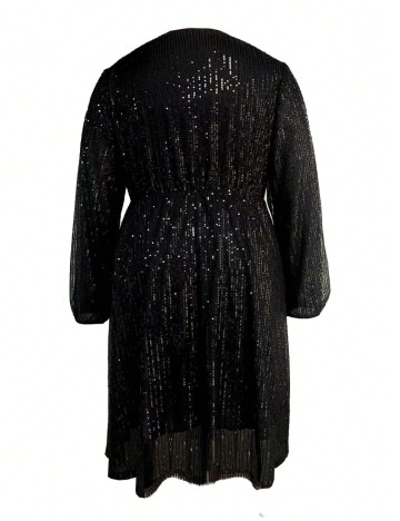 Rochie mini Shein Curve+, negru