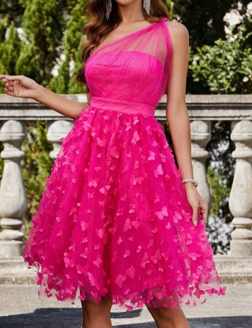 Rochie de ocazie Shein, roz