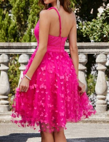 Rochie de ocazie Shein, roz