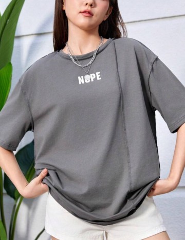 Tricou Shein, gri