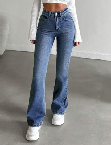 Jeans Shein, albastru