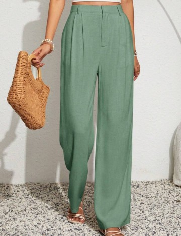 Pantaloni Shein, verde