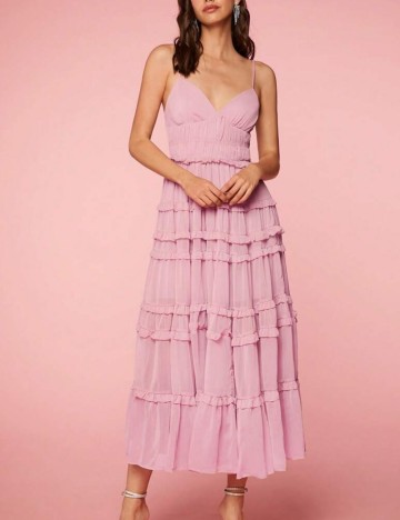 Rochie maxi Shein, roz