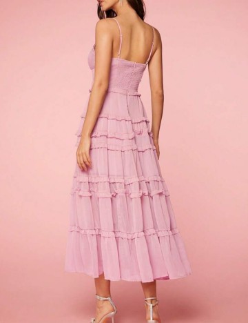 Rochie maxi Shein, roz